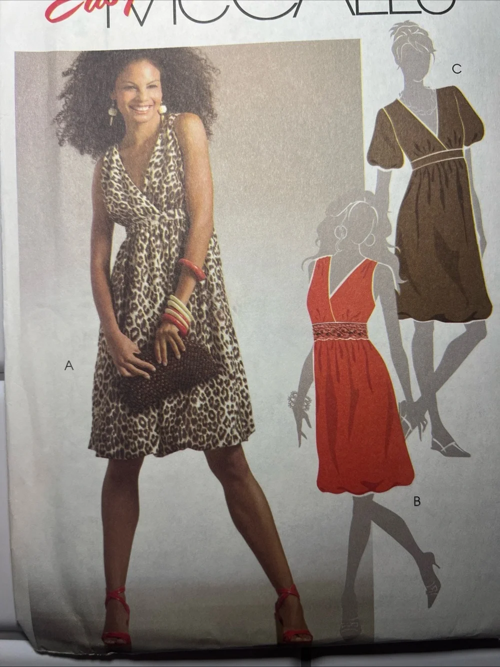 McCall’s M5317 Sewing Pattern Size AX5 Opened Complete